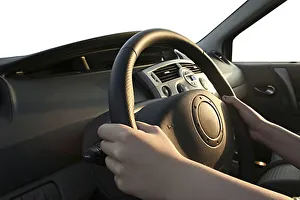 Hands on Steering Wheel RF 2000s current contemporary person Hands on Steering Wheel RF 2000s current contemporary person