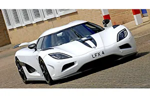 KOENIGSEGG. Agera. 2011 white and black KOENIGSEGG. Agera. 2011 white and black