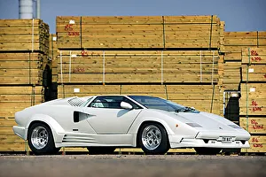 Lamborghini Countach 25th Anniversary 1989 White Lamborghini Countach 25th Anniversary 1989 White