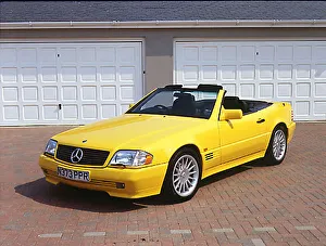 Mercedes-Benz 500SL AMG, 1996, Yellow
