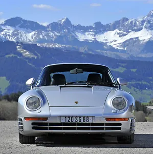 Porsche 959, 1988, Silver Porsche 959, 1988, Silver