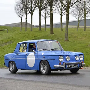 Renault 8 Gordini, 1965, Blue, & white