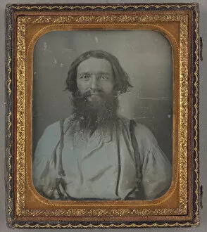Portrait blacksmith American 1858 Daguerreotype
